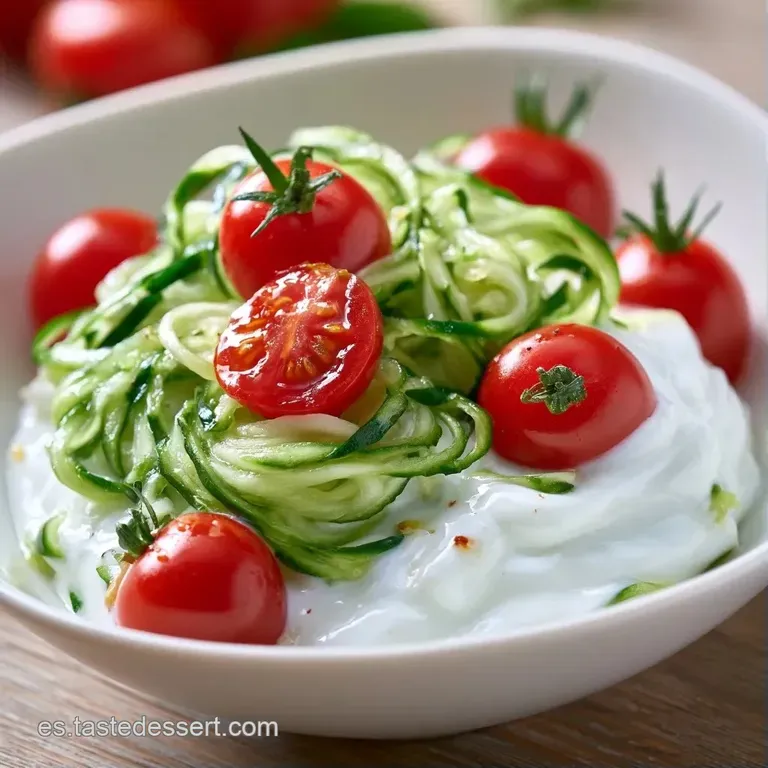Delicados rizos de pepino verde pálido organizados simétricamente, decorados con semillas blancas sobre fondo neutro.