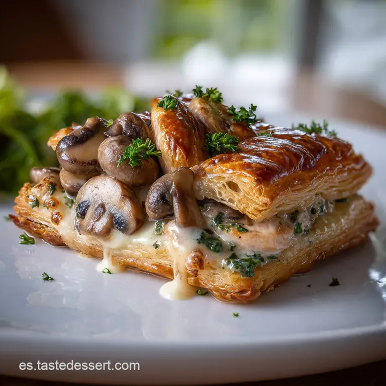 Hojaldre Relleno Crujiente y Cremoso