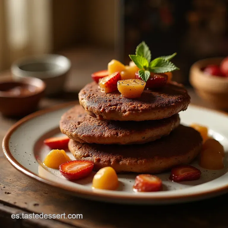 Hot Cakes De Cacao Keto Esponjosos Intensos Y Sin Az&uacute;car presentation
