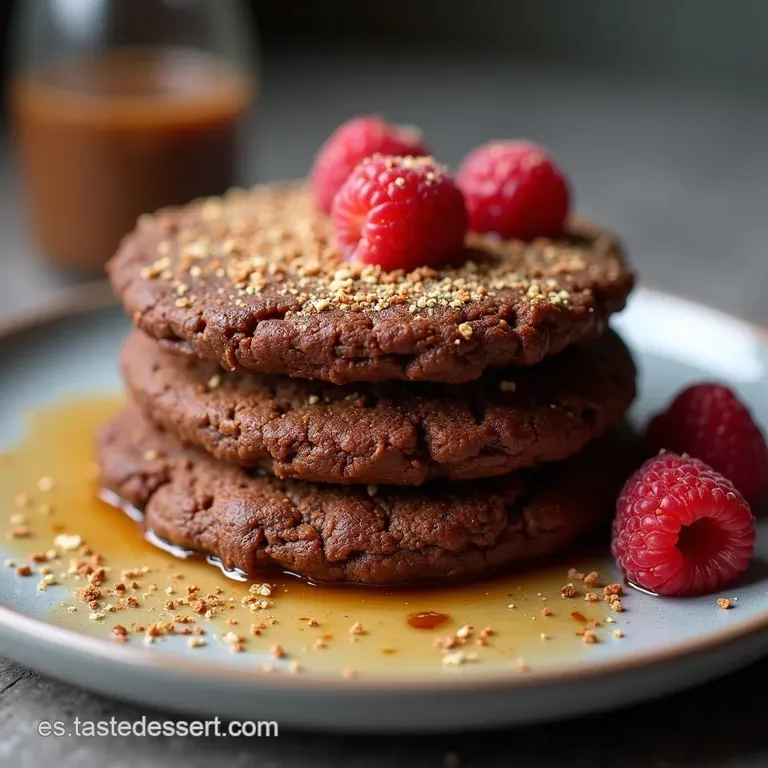 Hot Cakes de Cacao Keto Esponjosos Intensos y Sin Az&uacute;car