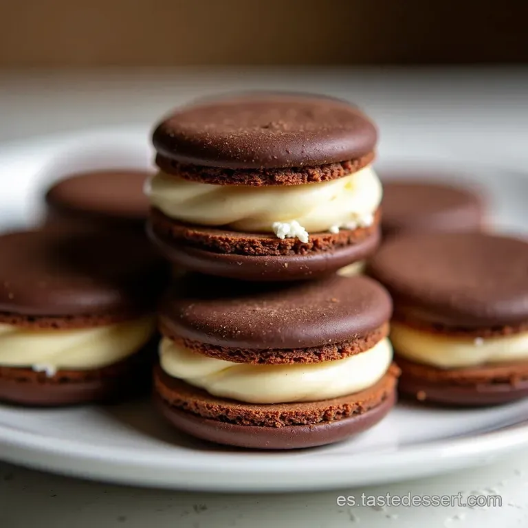 Keto Alfajores de Chocolate Rellenos con Dulce de Leche