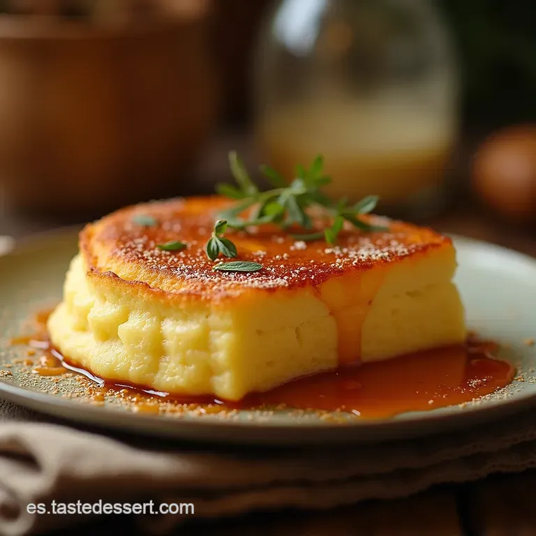 Leche Asada Cl&aacute;sica El Flan Tostado Que Abraza El Alma presentation