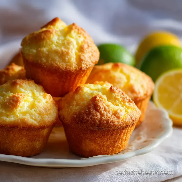 Receta de Magdalenas Caseras de Lim&oacute;n