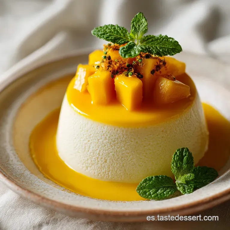 Postre de Mango y Crema: Cremoso y Frutal
