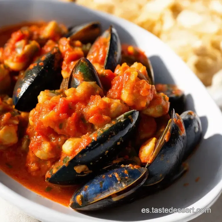Mejillones a la Diabla Spicy Mussels in Fiery Salsa