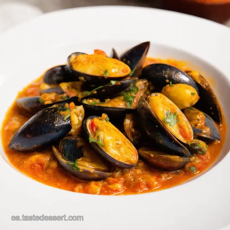 Mejillones en Salsa Brava Un Bocado de Espa&ntilde;a