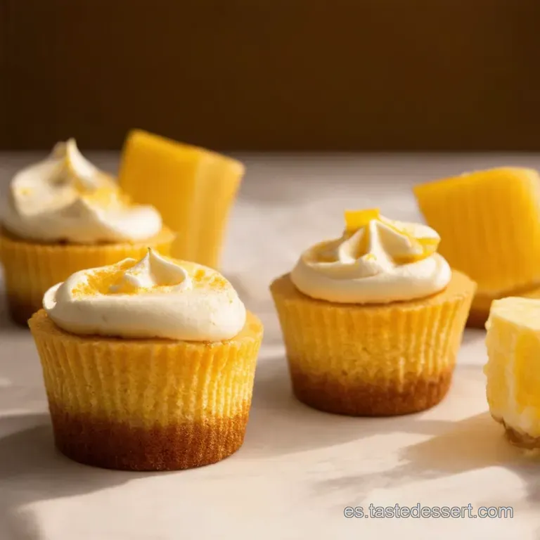Mini Cheesecakes de Pi&ntilde;a y Caramelo