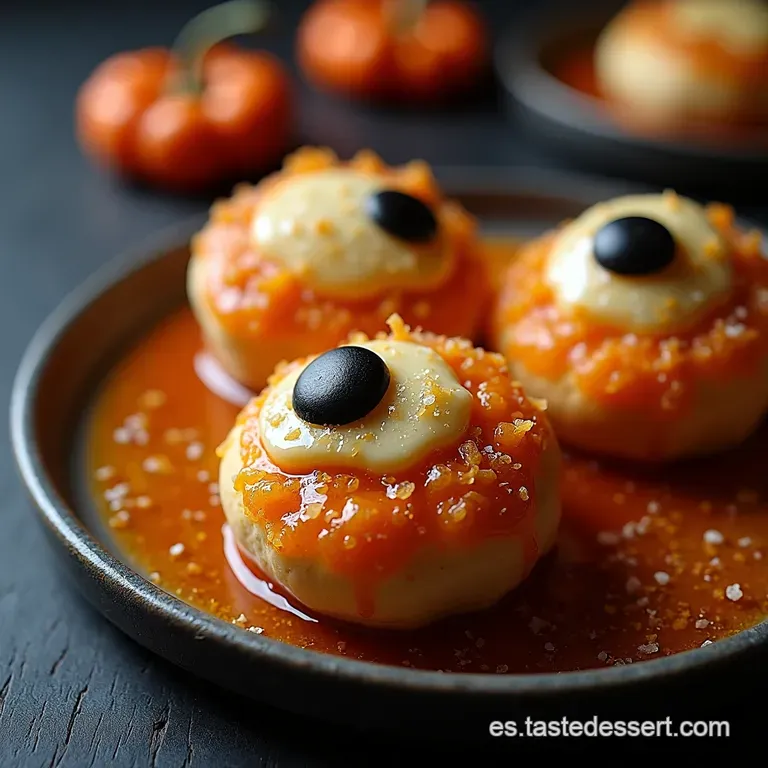 Ojos de Bruja de Halloween Rellenos de Nutella