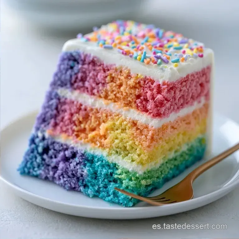 Pastel de Arco&iacute;ris Espectacular
