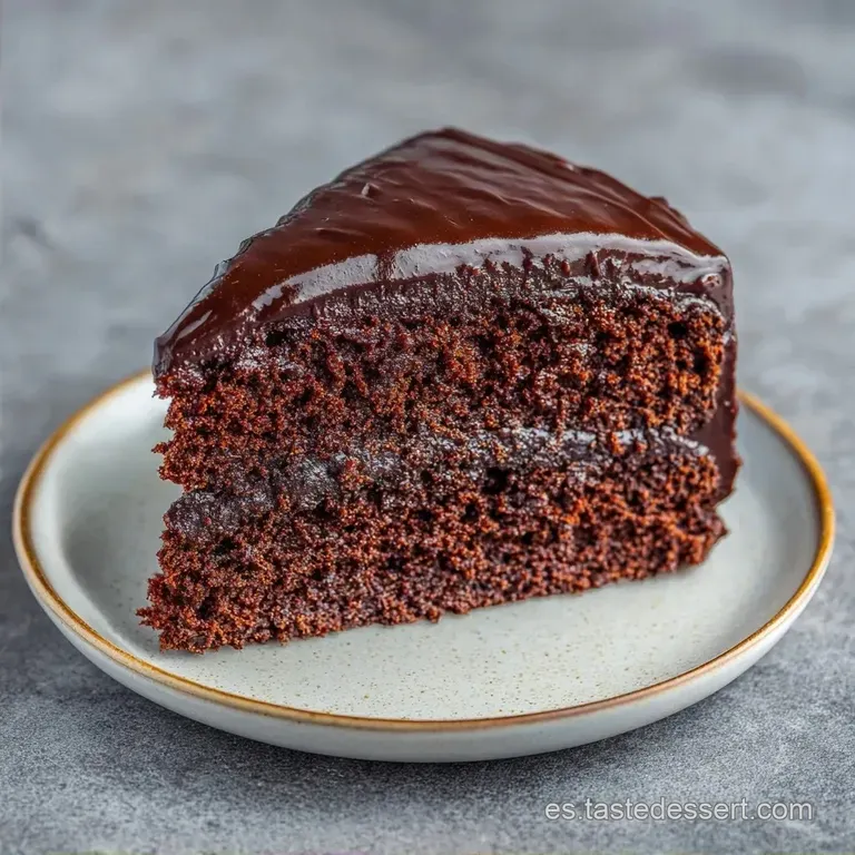 Pastel de Chocolate Amargo: H&uacute;medo e Intenso
