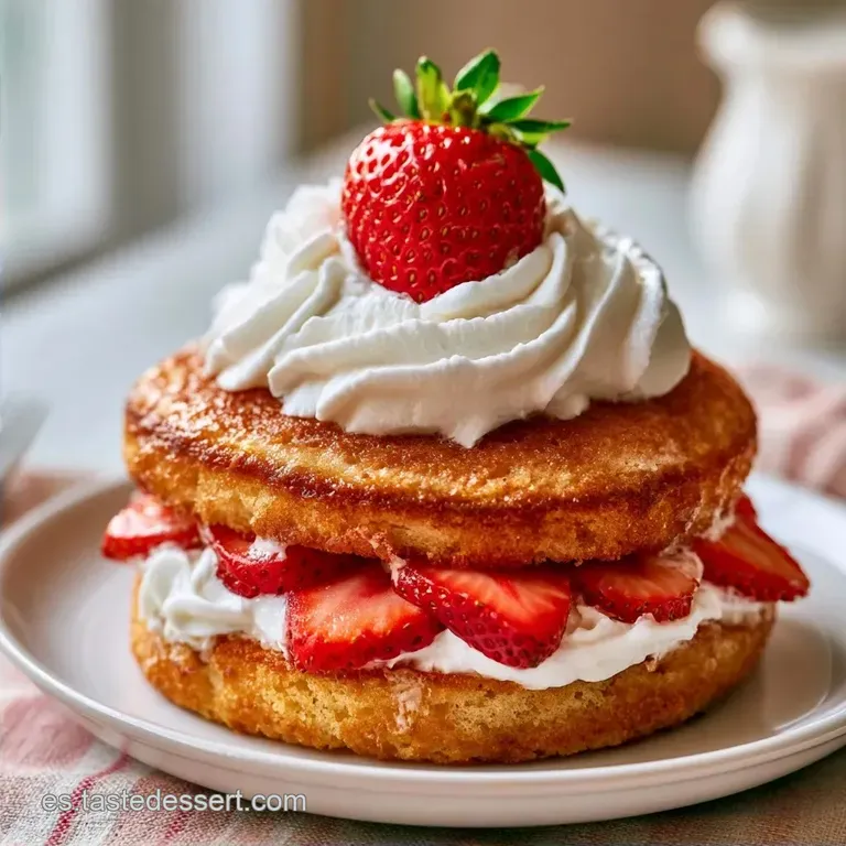 Pastel de Fresas y Crema Ligero