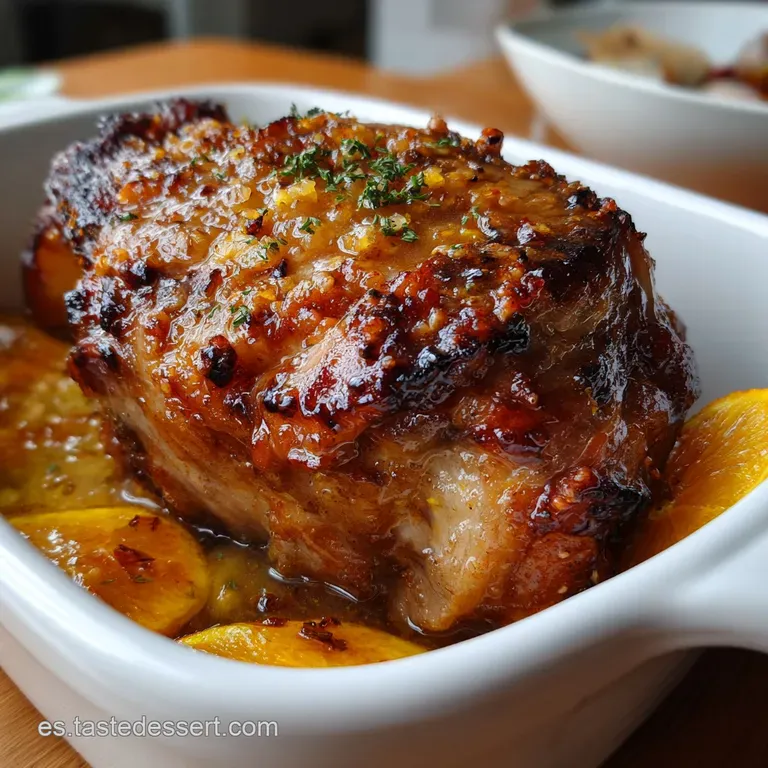 Men&uacute; Navide&ntilde;o: El Pernil Asado Fiesta Total presentation