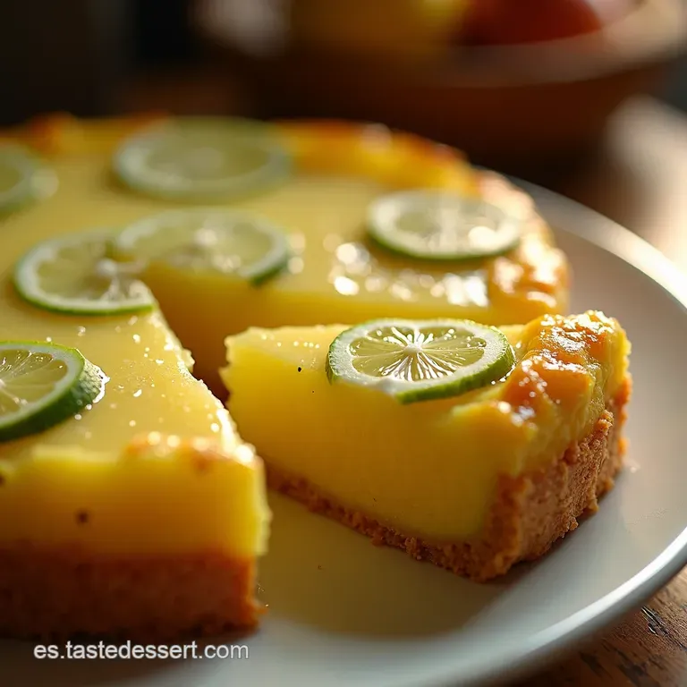 Pie De Lim&oacute;n Cremoso Un Cl&aacute;sico Con Sabor Casero presentation