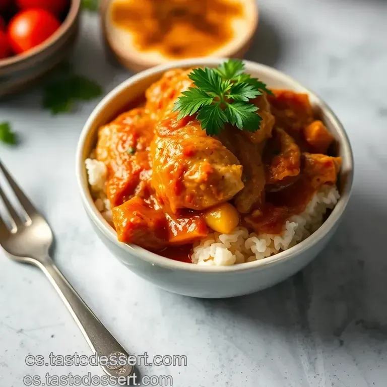 Pollo En Salsa De La Abuela Sof&iacute;a presentation