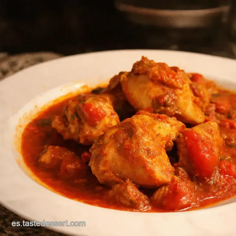 Pollo Guisado a La Dominicana presentation