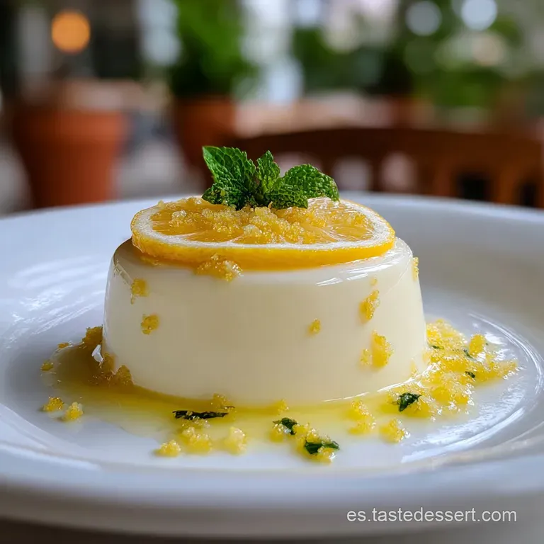 Postre de Lim&oacute;n Casero