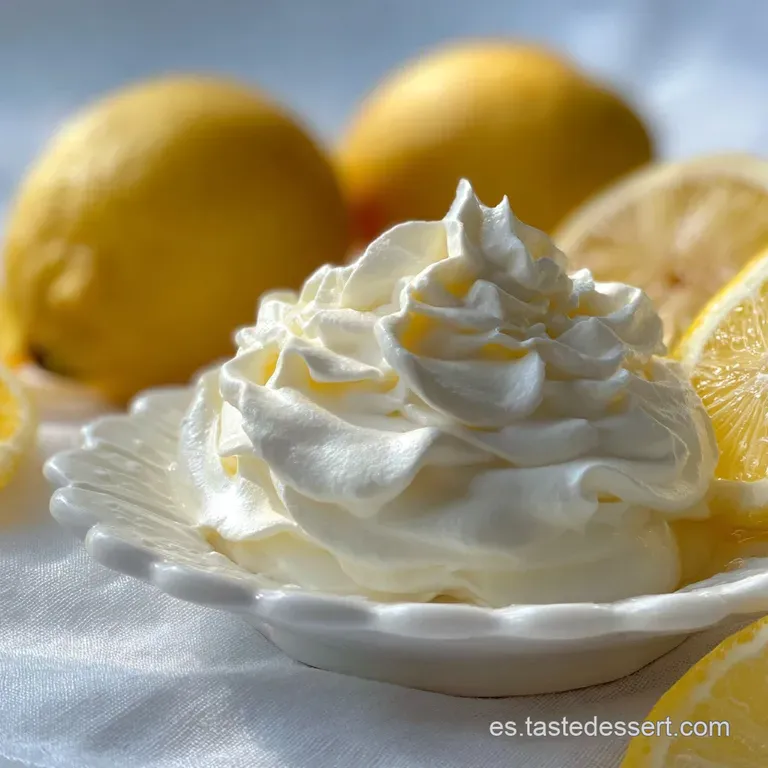Elegant slice of citrus dessert topped with graham cracker crumbs on a white plate with a sprig of green mint for freshness.