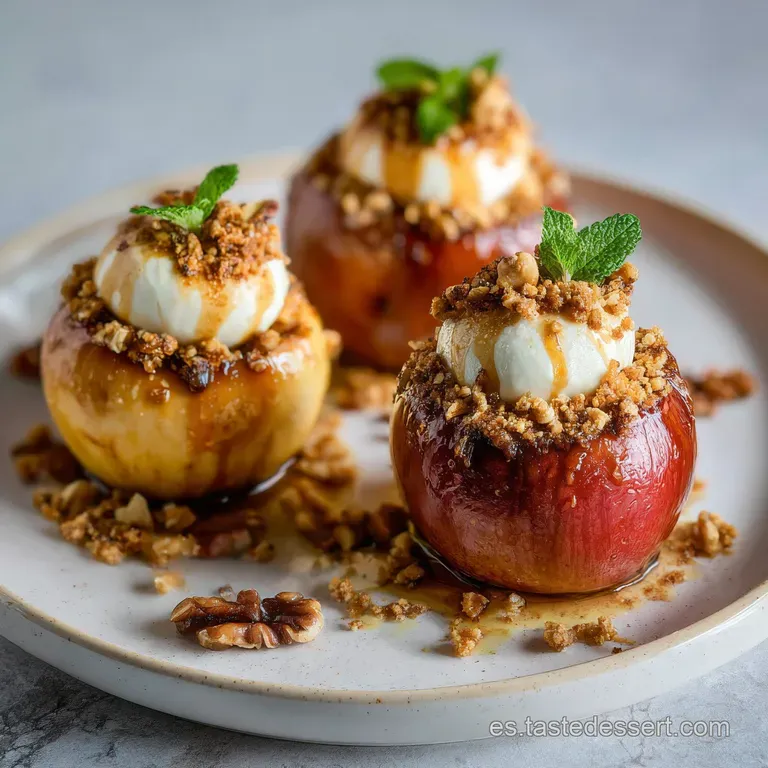 Postre de manzana y canela para diab&eacute;ticos al Horno