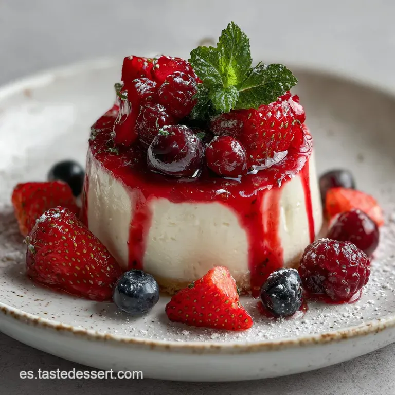 Postre de Mascarpone y Frutos Rojos