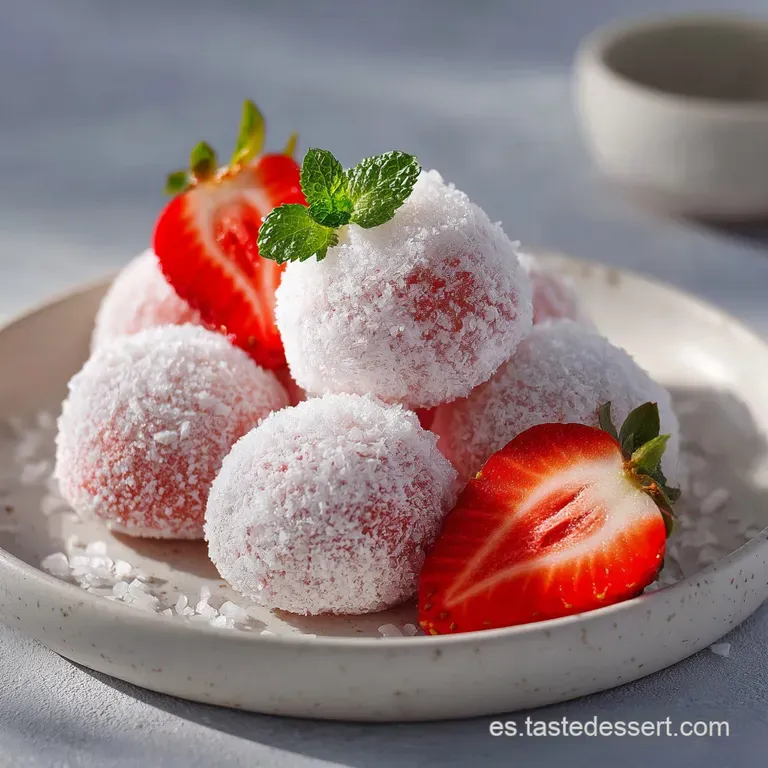 Postres Japoneses: Ichigo Daifuku Casero