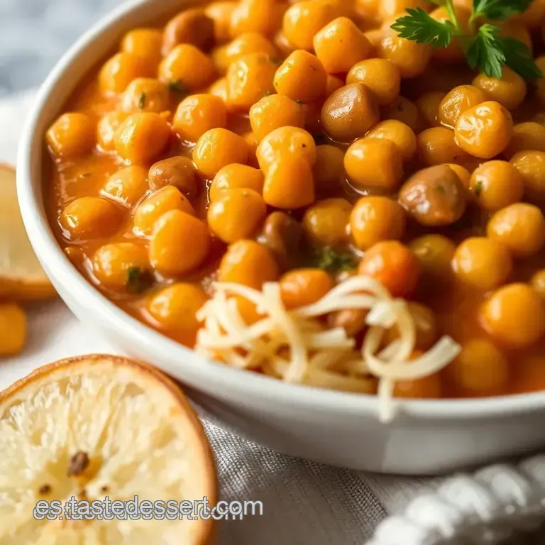 Potaje De Garbanzos a La Abuela presentation