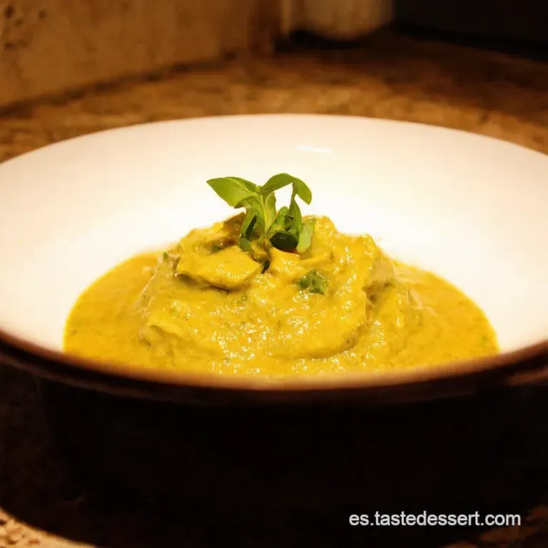 Pur&eacute; De Verduras Reconfortante Un Abrazo C&aacute;lido En Un Plato presentation
