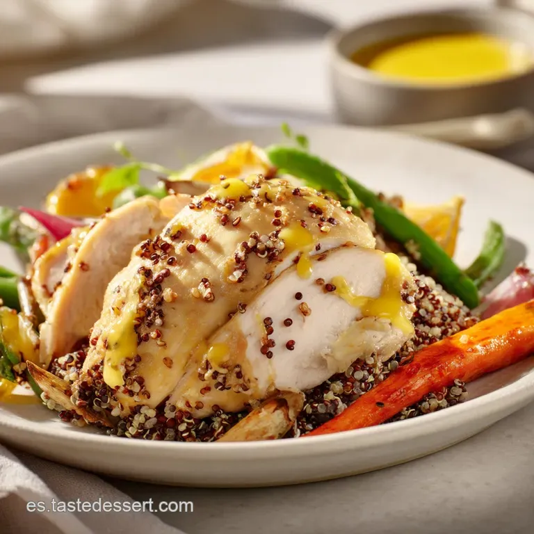 Comida Saludable: Taz&oacute;n De Quinoa Y Vegetales presentation