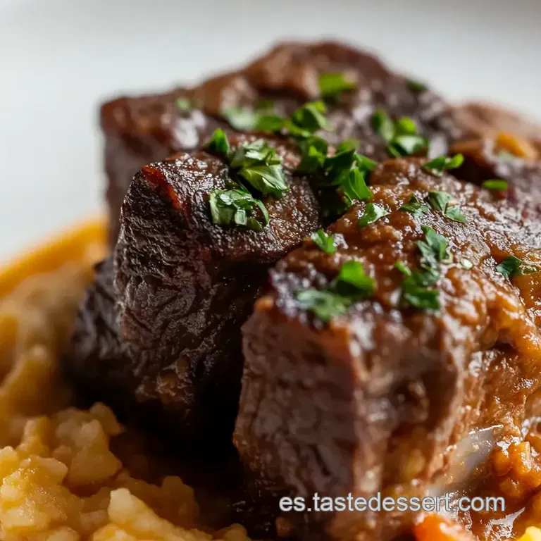 Rabo De Toro Estofado presentation