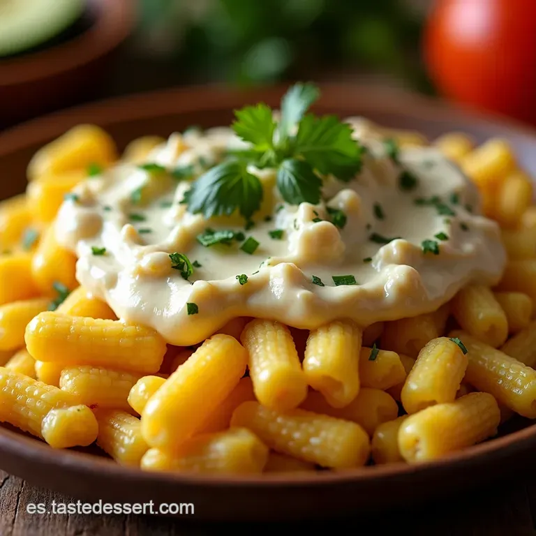 Rajas Cremosas Con Pollo Elote Y Un Toque De Magia Mexicana presentation