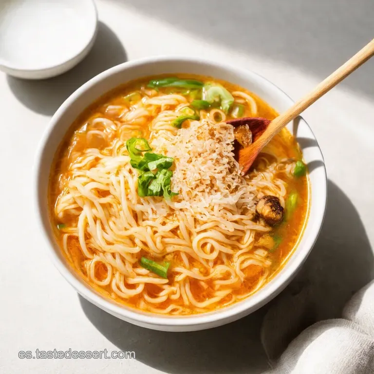 Ramen Casero Sopa de Fideos del Sol Naciente