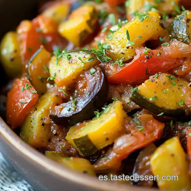 Ratatouille Provenzal presentation