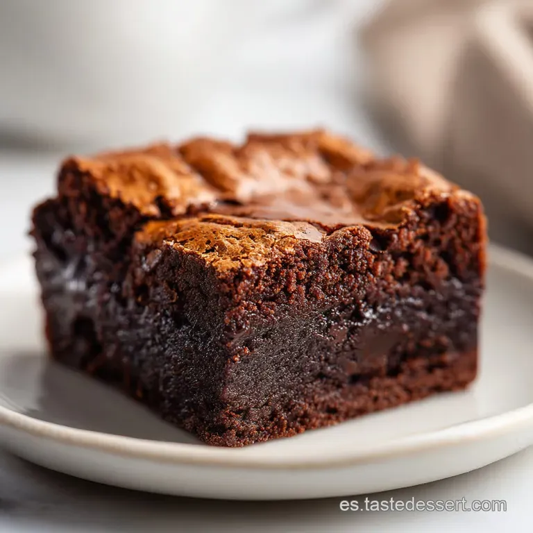 Receta Brownie Chocolate: Centro Fundente
