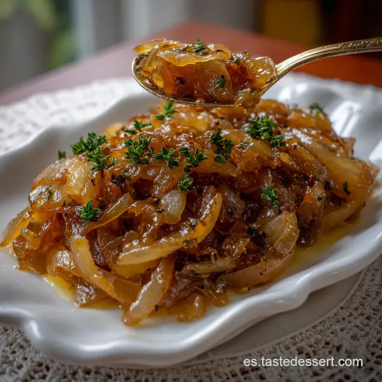 Receta Cebolla Caramelizada Tradicional