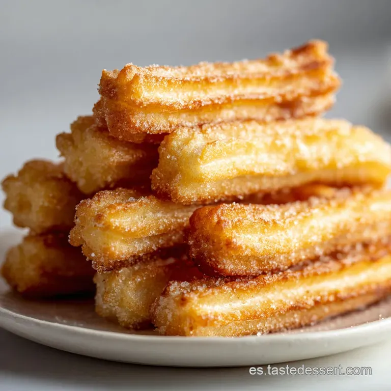 Receta Churros Caseros: Corteza Crocante