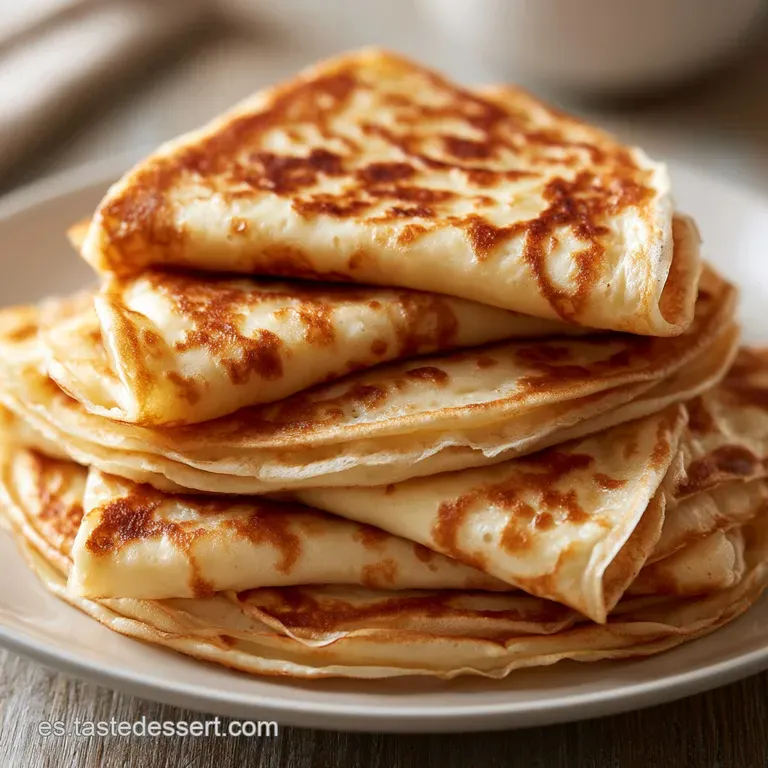 Receta Crepes F&aacute;cil: Masa Sedosa y Sin Grumos