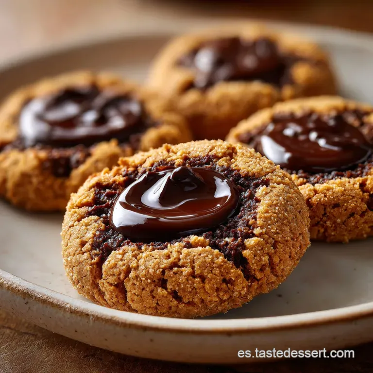 A warm chocolate cookie on a white ceramic plate, paired with a dollop of cream and a dusting of powdered sugar.