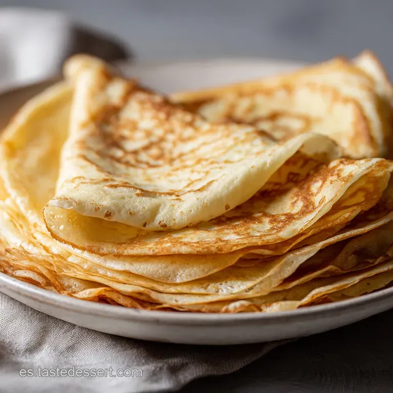 Receta de Crepes Franceses F&aacute;ciles y Caseros