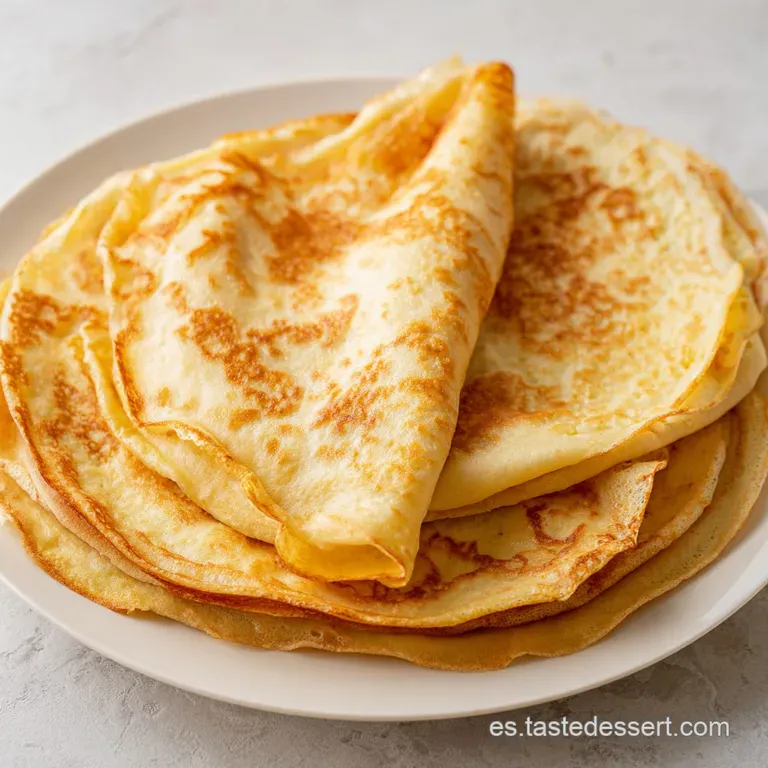 Crepes Salados Caseros: Masa Sedosa y Flexible