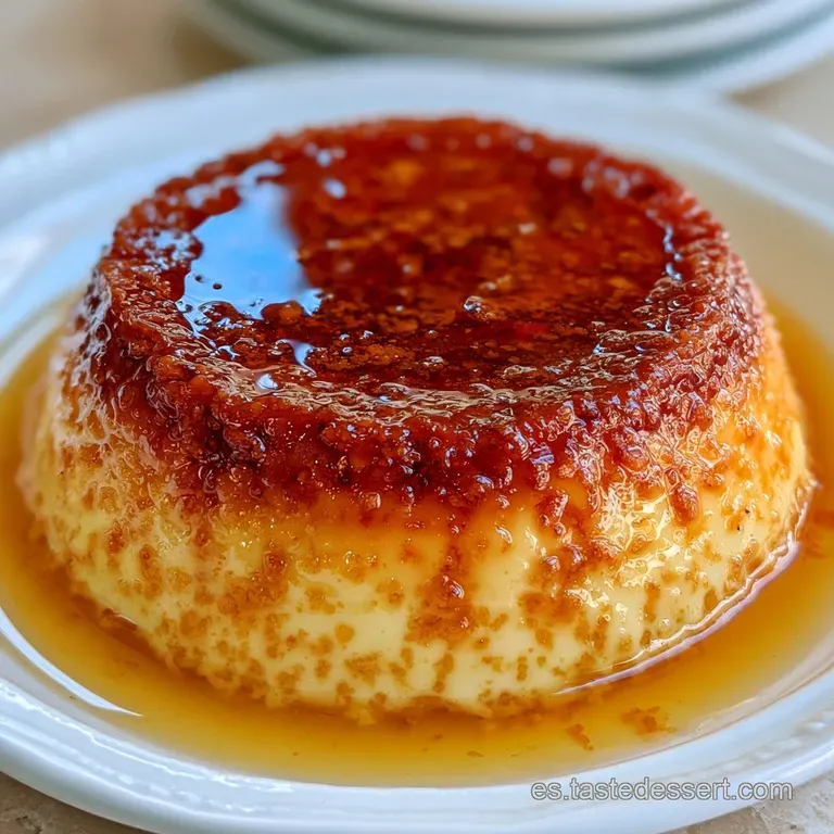 Receta Flan De Huevo: Cl&aacute;sico y Cremoso