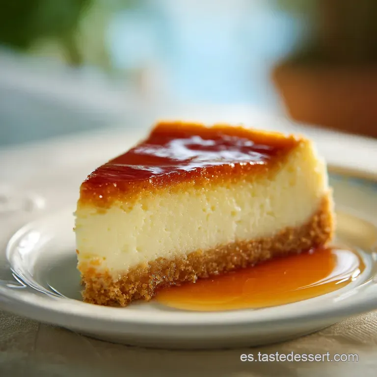 Receta de Pastel de Queso Horneado Casero