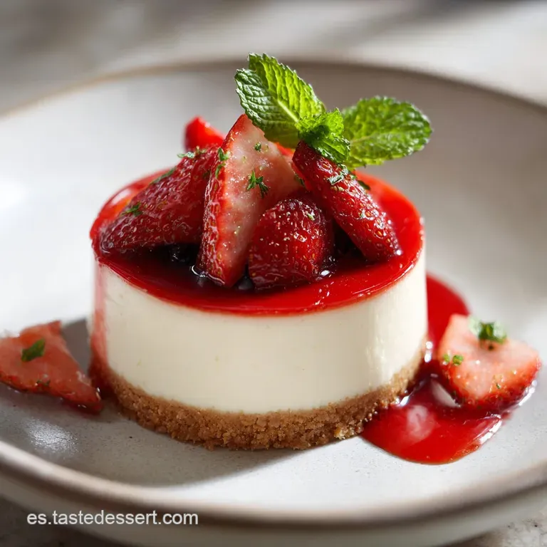 Receta de la Tarta de Queso: Centro Fundente