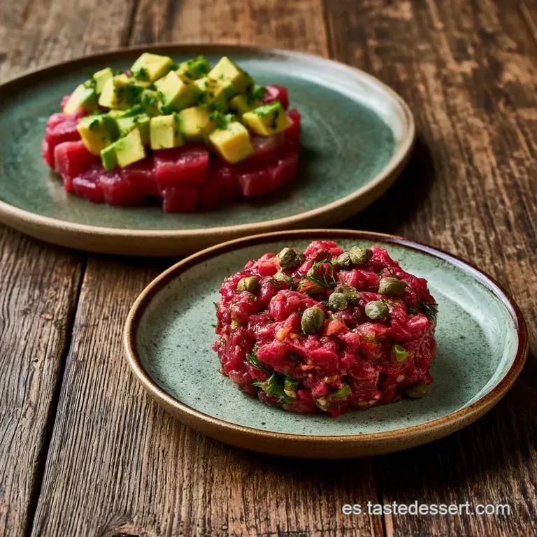 Recetas de Tartar de Carne y Pescado Caseras