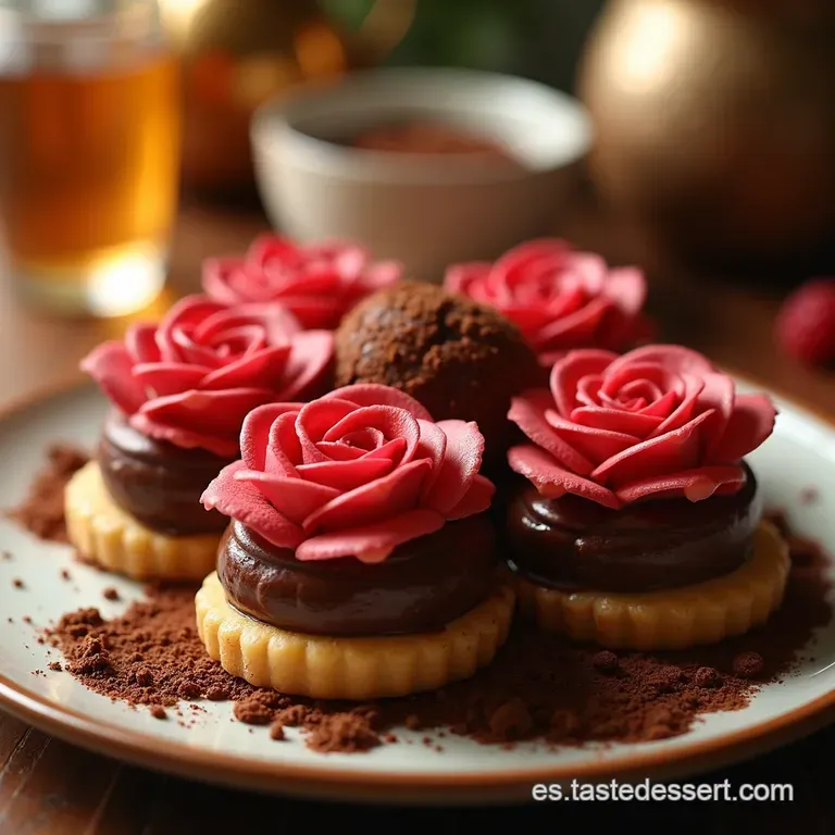 Rosas De Chocolate Un Delicado Bocado presentation