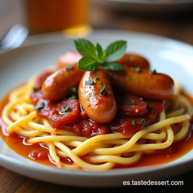 Salchichas a la Diabla Botana Brav&iacute;sima