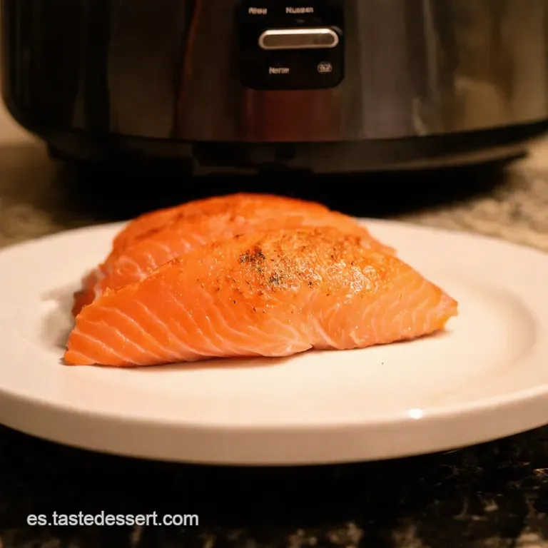 Salm&oacute;n Crujiente Expr&eacute;s a La Freidora De Aire presentation