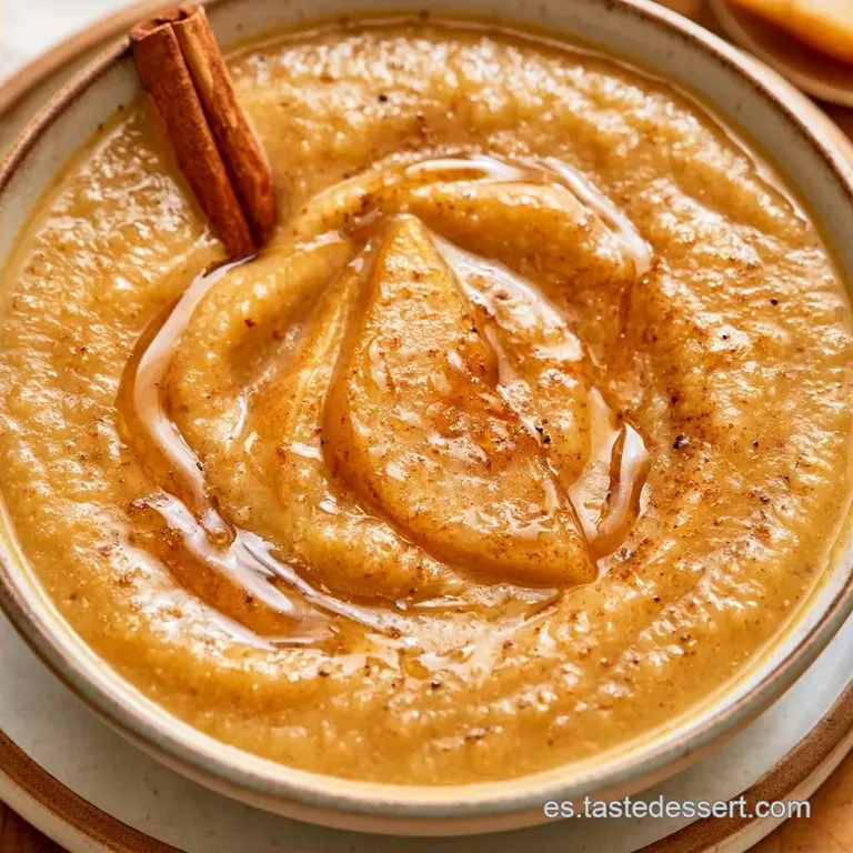 Sopa de Pera con Canela y Miel