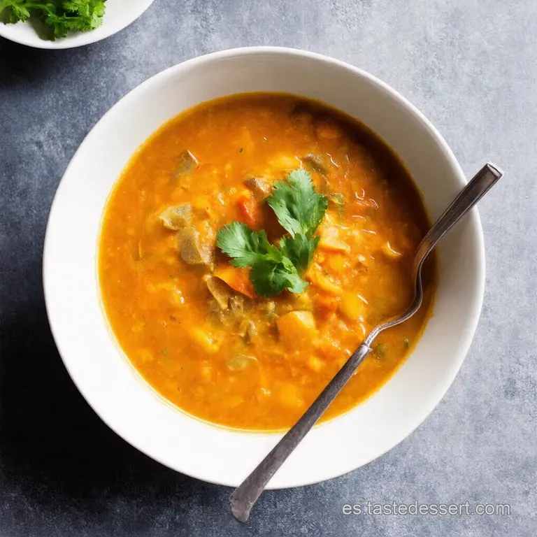 Sopa de Verduras Reconfortante El Abrazo C&aacute;lido de la Abuela