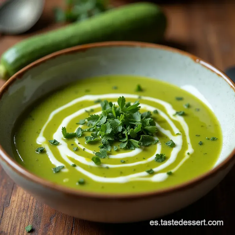 El Secreto Verde Sopa Crema de Zucchini Keto Sedosa y Profunda