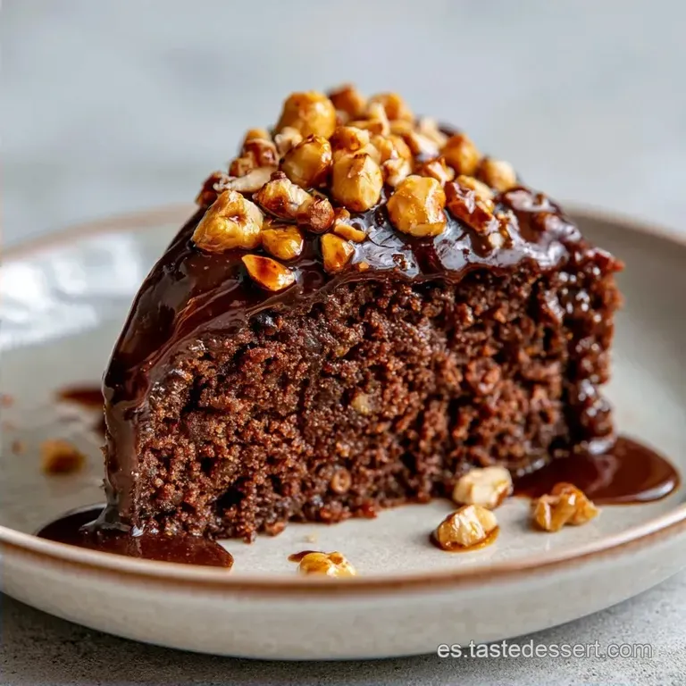 Tarta Chocolate Avellanas en 35 Minutos