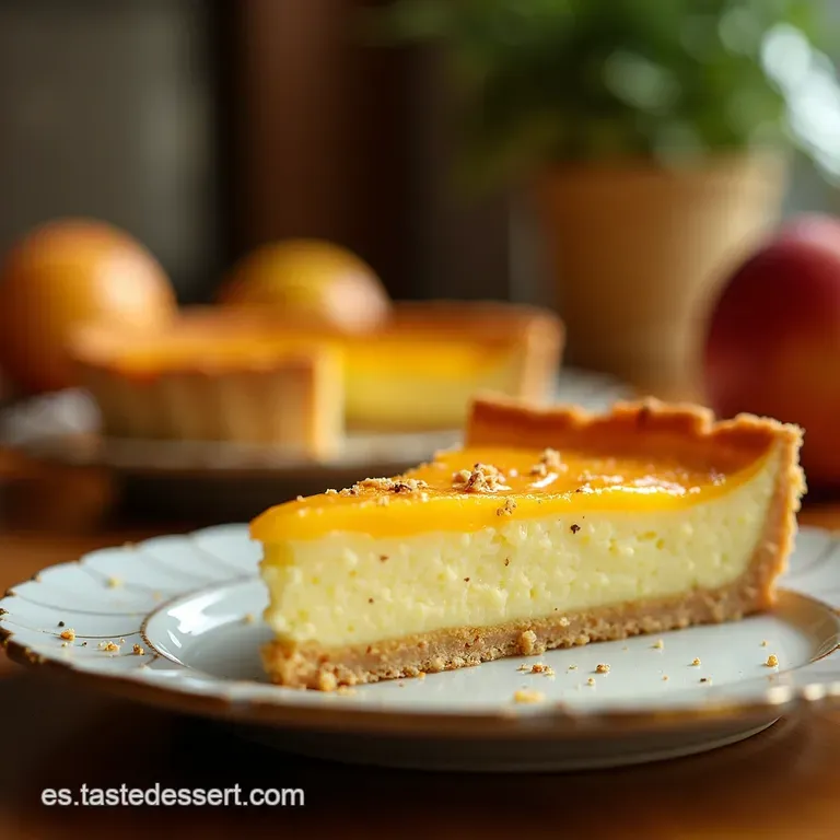 Tarta Cremosa De Casta&ntilde;as Y Ron El Postre Reconfortante Del Bosque presentation